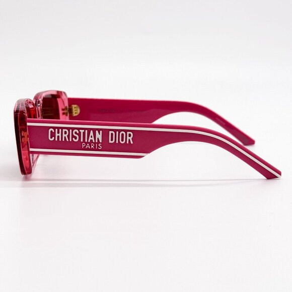 NEW DIOR SUNGLASSES, DIOR WILDIOR S2U 73D0 PINK SQUARE WOMEN SUNGLASSES DIOR - Picture 7 of 12
